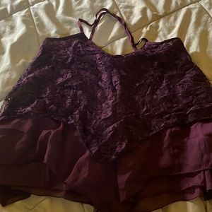 Dark purple tank top